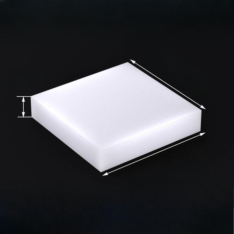 High Elasticity High Temperature Resistant Anti-skid Mechanical Cushioning Shock Absorption Noise Reduction Silicone Rubber Bloc 50x50mm&2mm белый