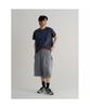 Garment-Dyed Bermuda Jersey Banded Shorts Light Grey
