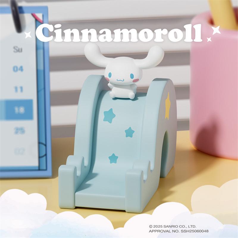 

Sanrio Slide Phone Holder with Hello Kitty, Kuromi & Cinnamoroll Figures