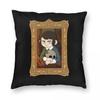 Abaddon Haunted Hotel Gothic Square Pillowcase Polyester Linen Velvet Printed Zip Decor Throw Pillow Case Bed Cushion Cover