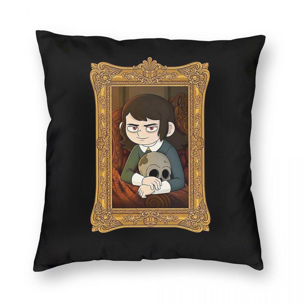Abaddon Haunted Hotel Gothic Square Pillowcase Polyester Linen Velvet Printed Zip Decor Throw Pillow Case Bed Cushion Cover