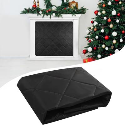 1PC Fireplace Blanket 73*100cm/81*100cm Winter Magnetic Fireplace Cover: Energy-Saving Insulation & Easy Setup Fireplaces Parts