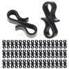  120pcs Weatherproof S Shaped Hook Accessory for Eaves and Balcony Decorations