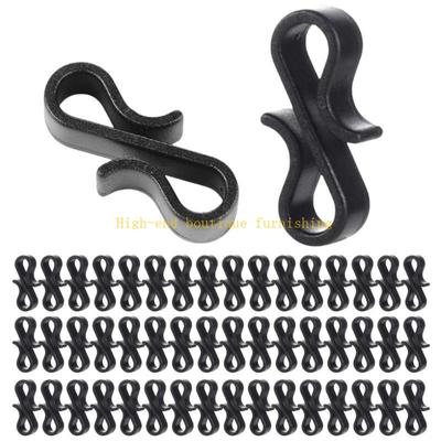 120 stuks Weerbestendige S-vormige Haak Accessoire voor Dakrand- en Balkondecoraties