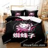3D Print Anime Kumoko So I'm A Spider So What Bedding Set Boys Girls Twin Queen King Size Duvet Cover Pillowcase Bed Boys Adult7