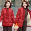 Mamas Winter-Samt-Steppjacke - Damenmantel im chinesischen Stil für mittlere und ältere Jahre, perfekt für Herbst/Winter & Schwiegermutter-Hochzeitsbankette.