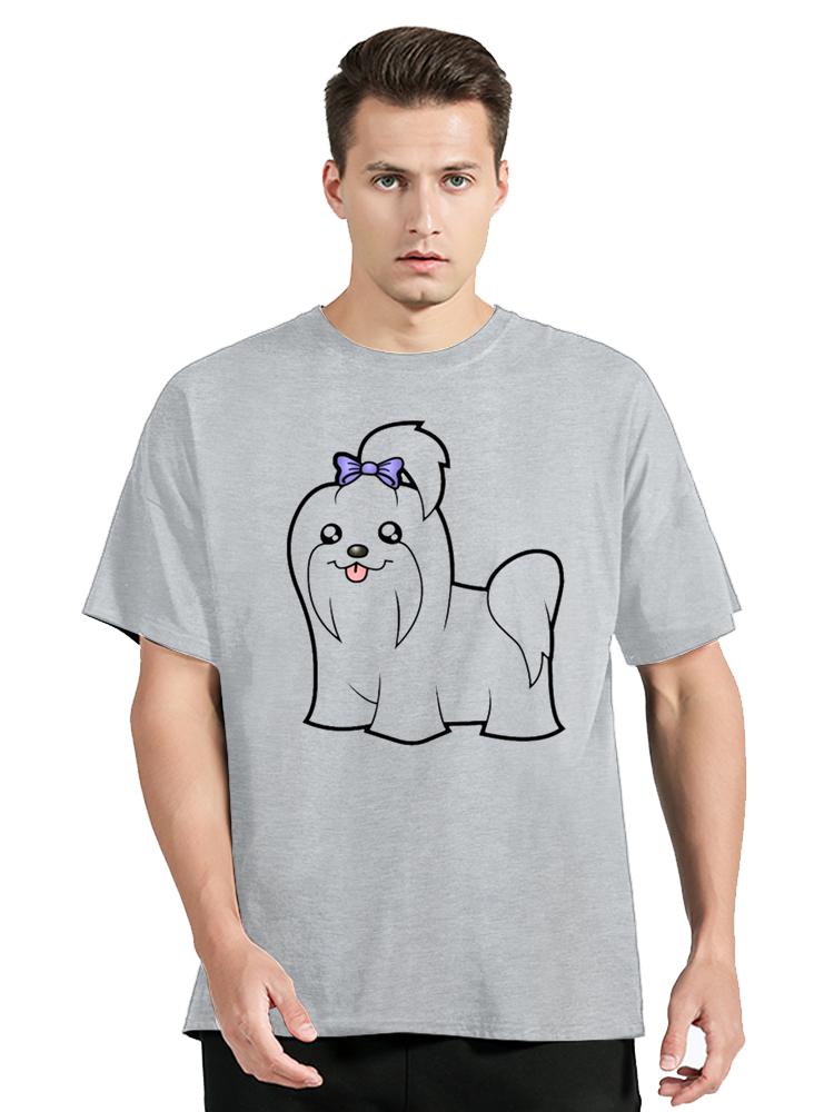 Maltese Print Graphic T Shirt Men Summer Cotton T-Shirt Femme Casual Short Sleeve Summer Top Dog Lover Birthday Gift Clothes