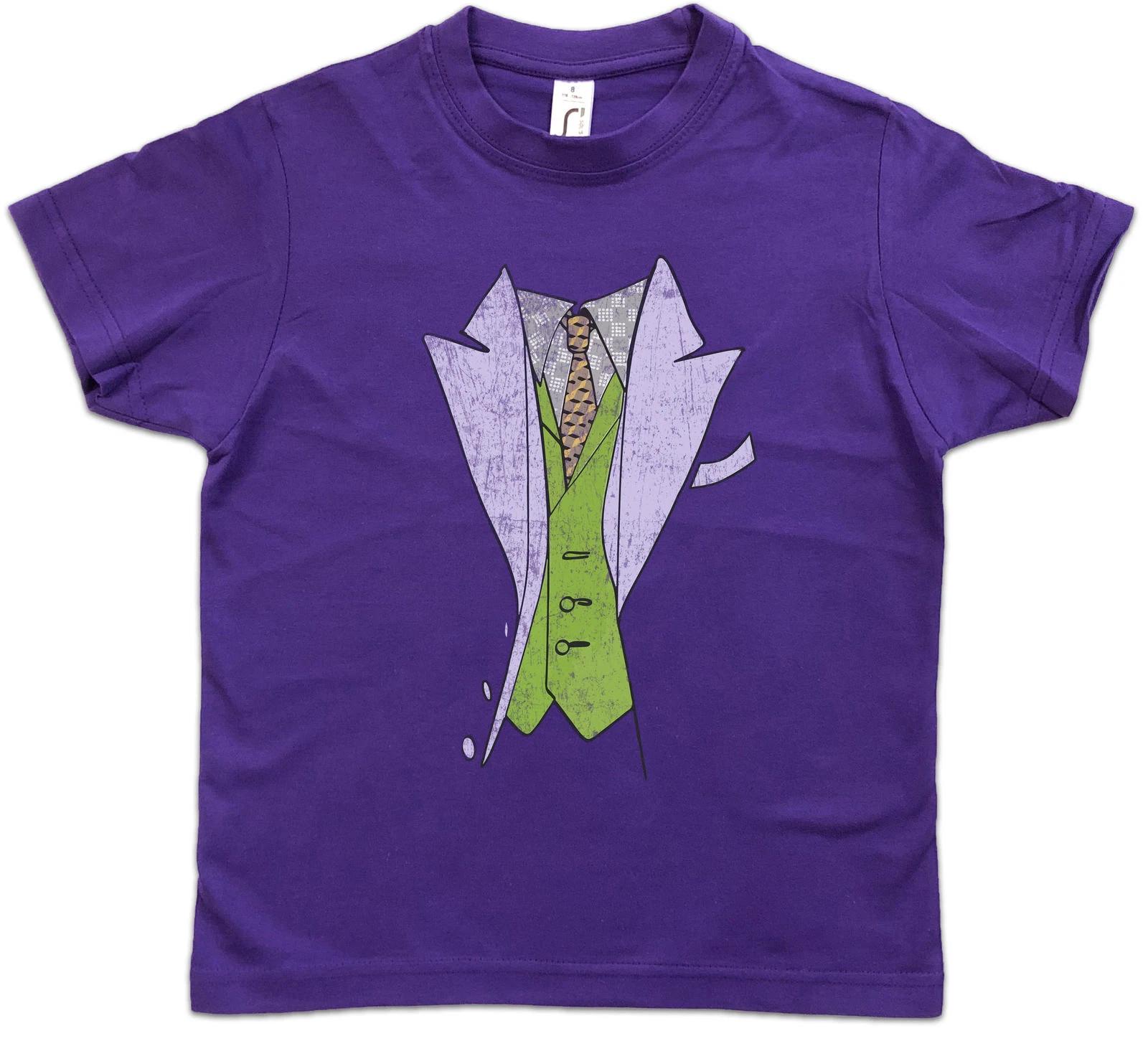 THE JOKER SUIT Kids Boys kids boys T-Shirt Batman Dark Gotham Logo Riddler Ledger Knight 160