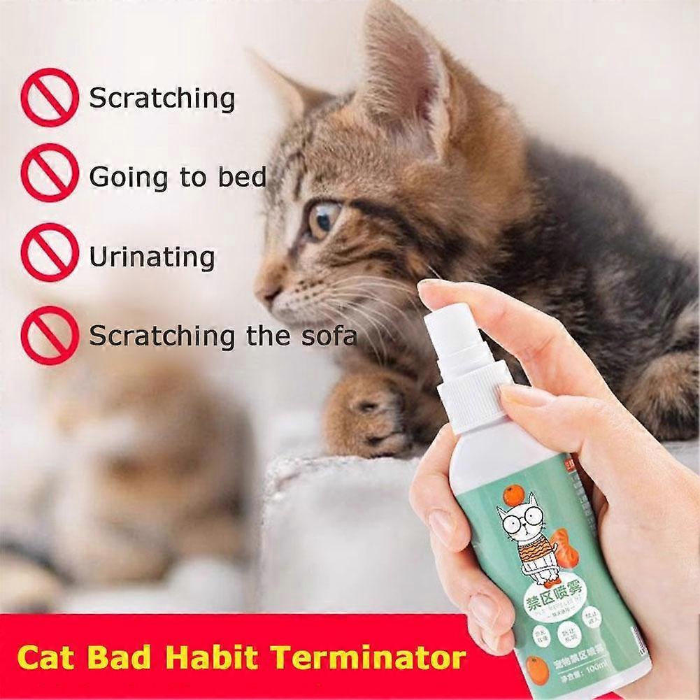 Cat Repellent Spray, Orange Scent, Stop Cats from Scratching & Peeing