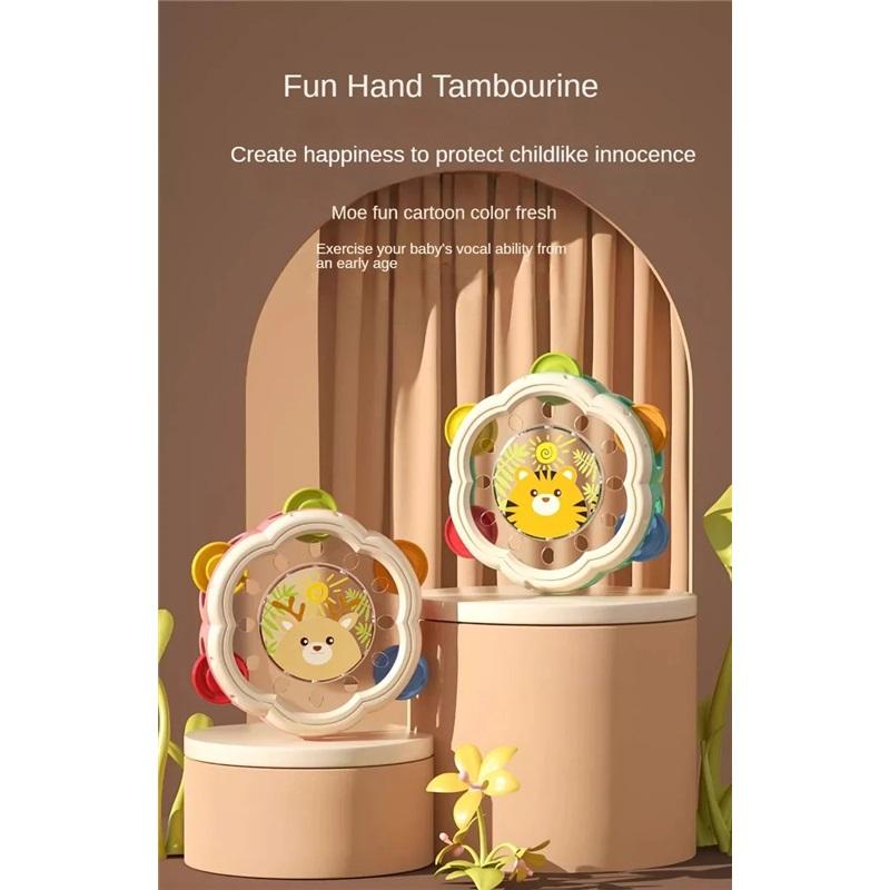 Musical Drum Toy for Toddlers, Montessori Baby Percussion Instrument, Early Hand Development Interactive Music Learning Toy For Kids Ages 1-3