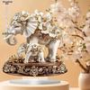 2D Flat Acrylic Elephant Decoration, Suitable for Indoor and Outdoor Decoration - No Batteries/electricity Required, Perfe
