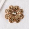 Rhinestone Embellished Non-Woven Fabric Flower Patches Plum Blossom Patches  Home Decor