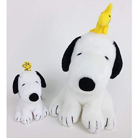 Yoshitoku Snoopy Woodstock Sitting Plush Toy 182405 &