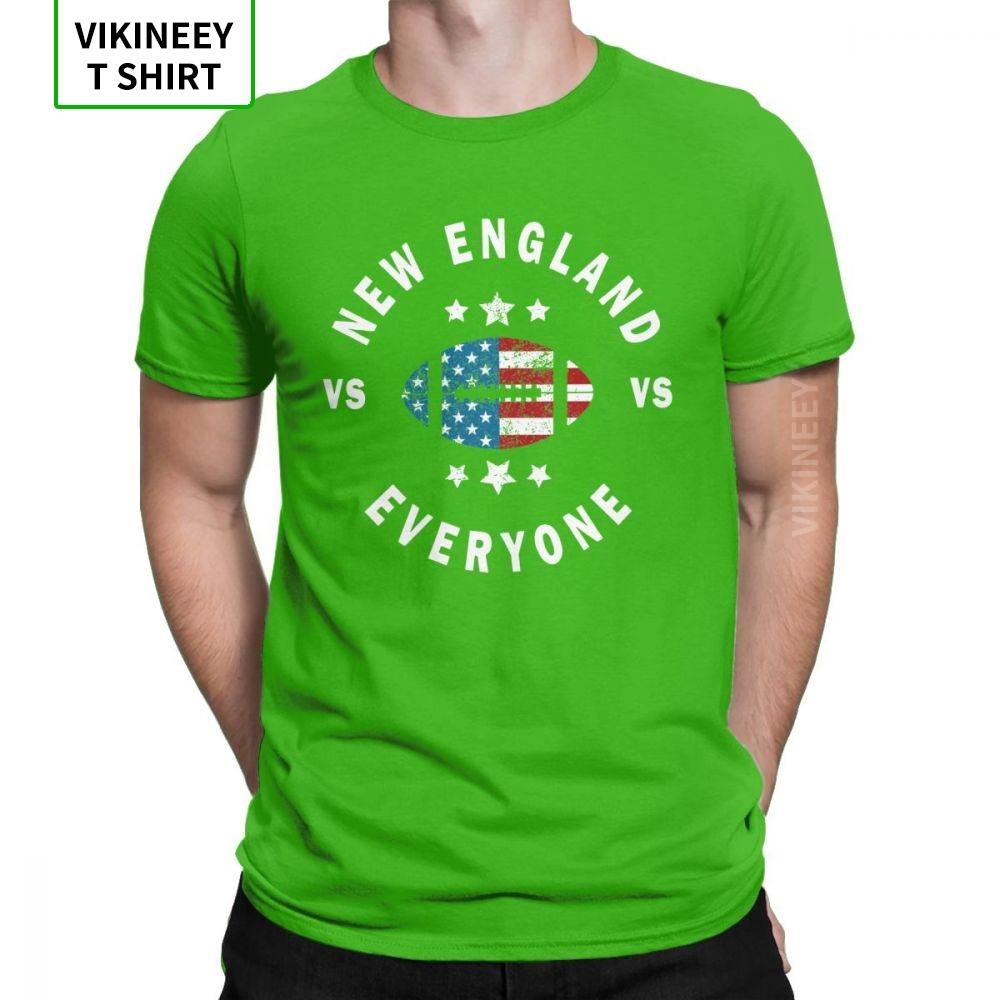 Unisexs T Shirts Funny Distressed New England Vs Everyone Amazing Fans Patriots Tees Crew Neck Clothing Cotton Summer Tshirt