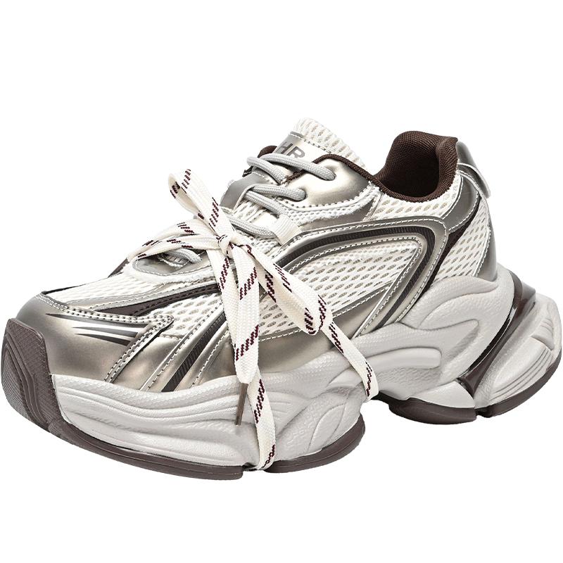 ZHR Women s Lightweight Chunky Platform Sneakers 36