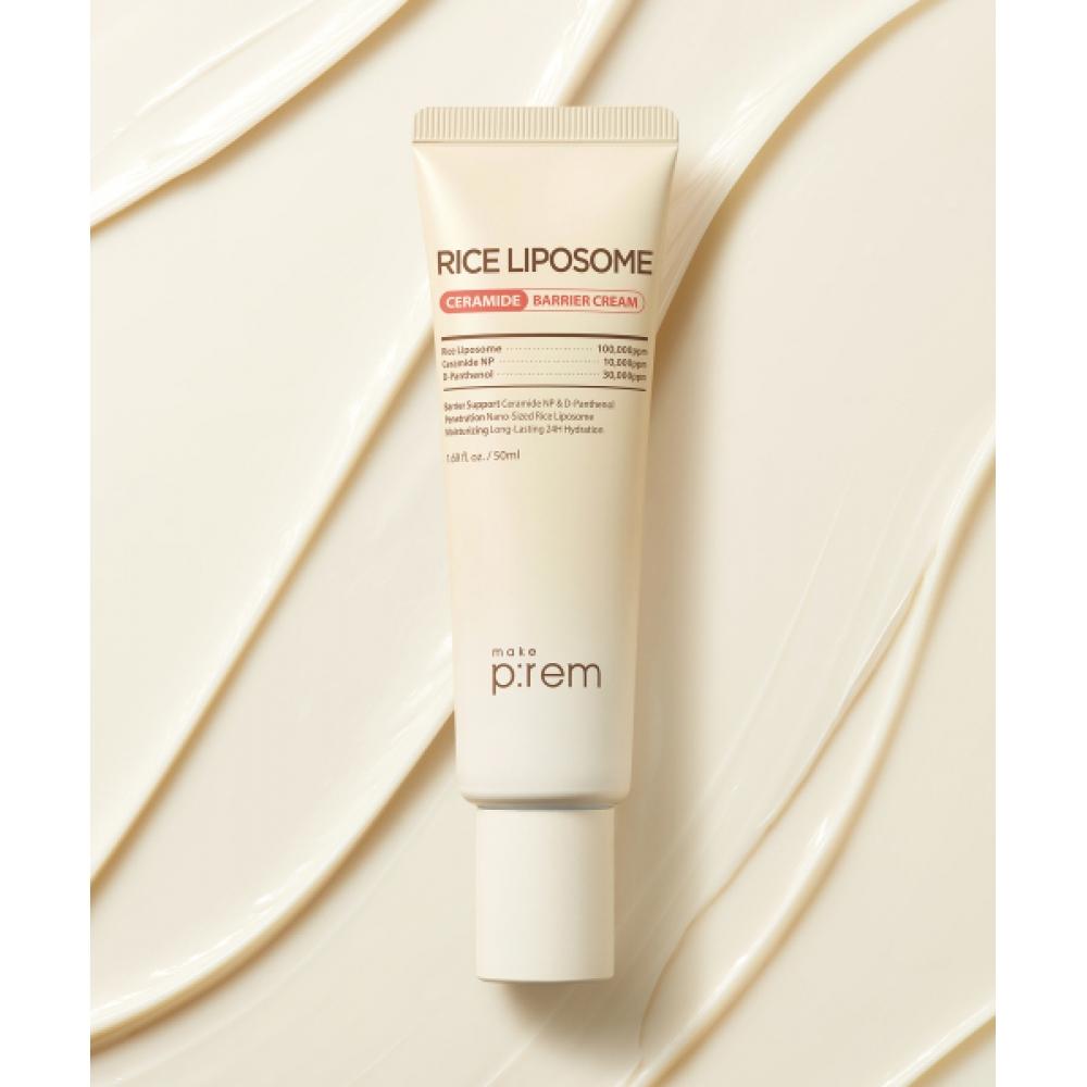 

Makeprem Рисовый липосомальный крем с керамидами для барьера кожи 50 мл 50ml