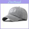 Cotton Vintage Baseball Cap With Washed Design Letter Print For Men Women Outdoors Summer