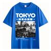 Japanese Tokyo Graphic T Shirt Unisex Unisex Vintage Fashion Harajuku TShirts Oversized Cotton High Quality Casual Summer TShirt