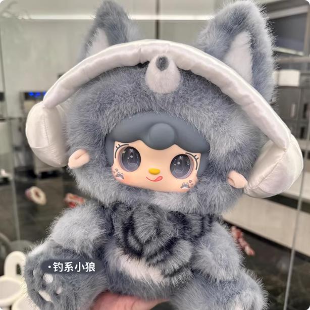Yooki Plush  400% Idol Doll Cute Soft Toy for Girls Fashion Play Collectible Gift for Holiday Birthday Home Decor