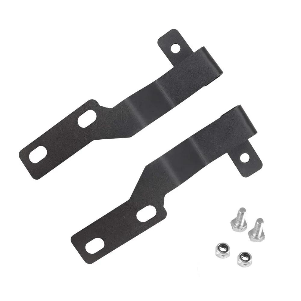 

Кронштейн для крепления фары на капоте автомобиля, держатель для крепления рабочей лампы, зажим для Toyota Tacoma 2005-2015, комплект кронштейнов для ламп чёрный