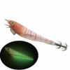 2pcs Luminous Squid Jig UV laser Artificial Bait Fishing Bait Luminous Squid Bait  Octopus Fishing