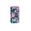 Ethnic Style Small Floral Long Zipper Wallet Flower Clutch Bag