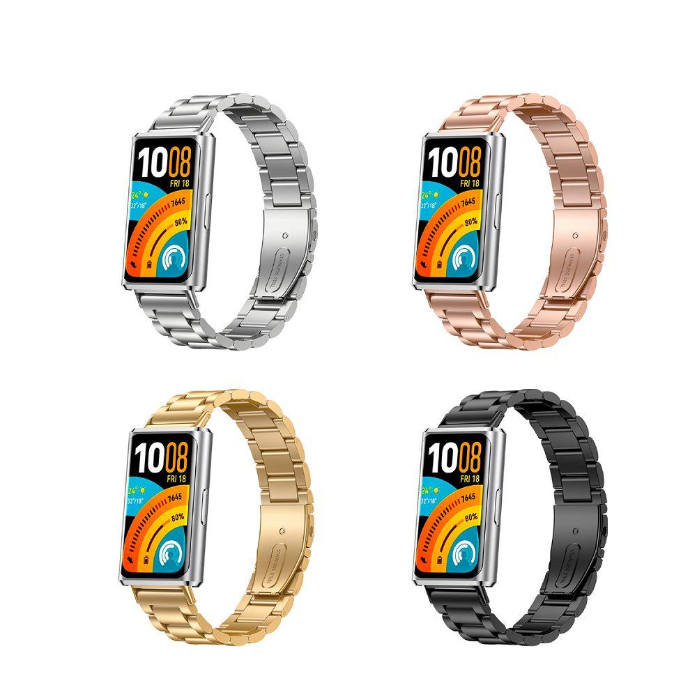 Stainless Steel Watch Strap For Huawei Band 11 Smart Watch Bracelet Wristband For Huawei Band 11 Pro Metal Correa Accessories