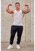 YoungLA Herren Slim-Fit Ärmelloses Schnelltrocknendes Muskel-Tanktop