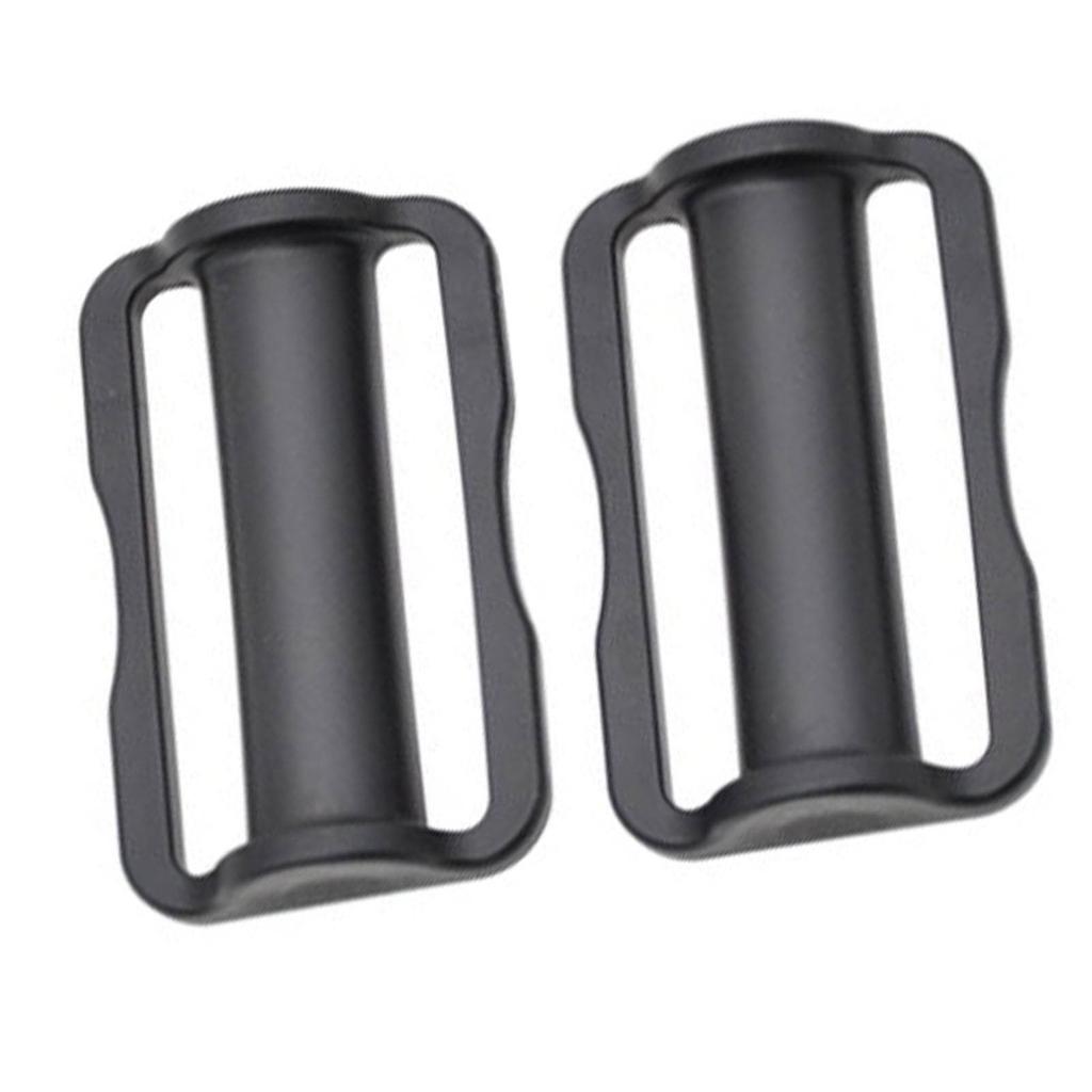 2pcs Diving Webbing Keeper 52mm Plastic Steel Diving Belt Slide Stopper for Back Plate