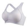 Medium Impact Seamless Sports Bra for Small Bust, Push Up Lift Integrated Crisscross Beautiful Back Side Support Anti-Sagging Wireless Lingerie