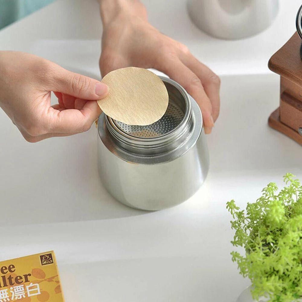 Dripper Moka Pot Cafe Strainer Paper Coffee Maker Accessories Filtration Tool Coffee Filter Paper