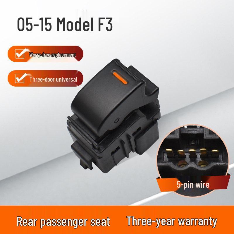 BYD F3 Window Lifter Switch: Left Front & Rear Door Button Assembly, F3R/L3 Accessories