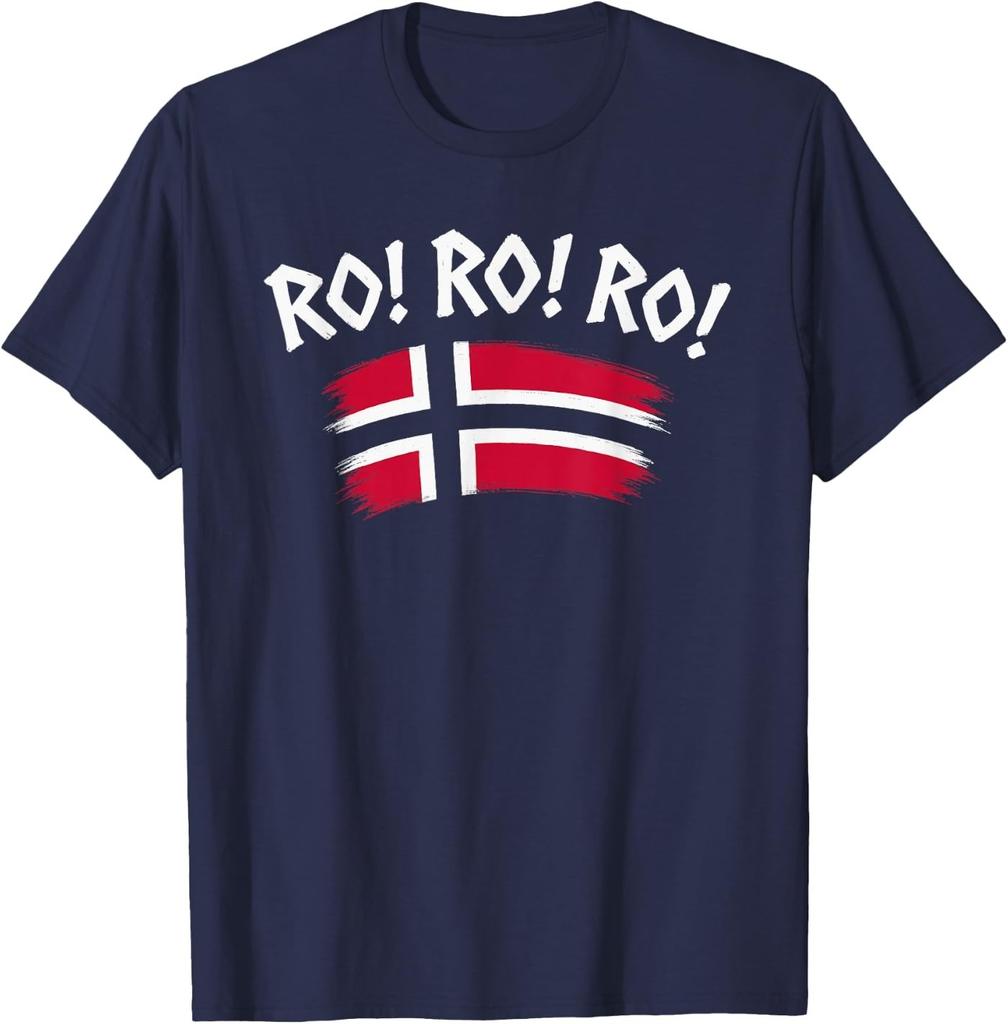 Norway Row, Norge Ro Shirt. Norwegian Flag Men T-Shirt