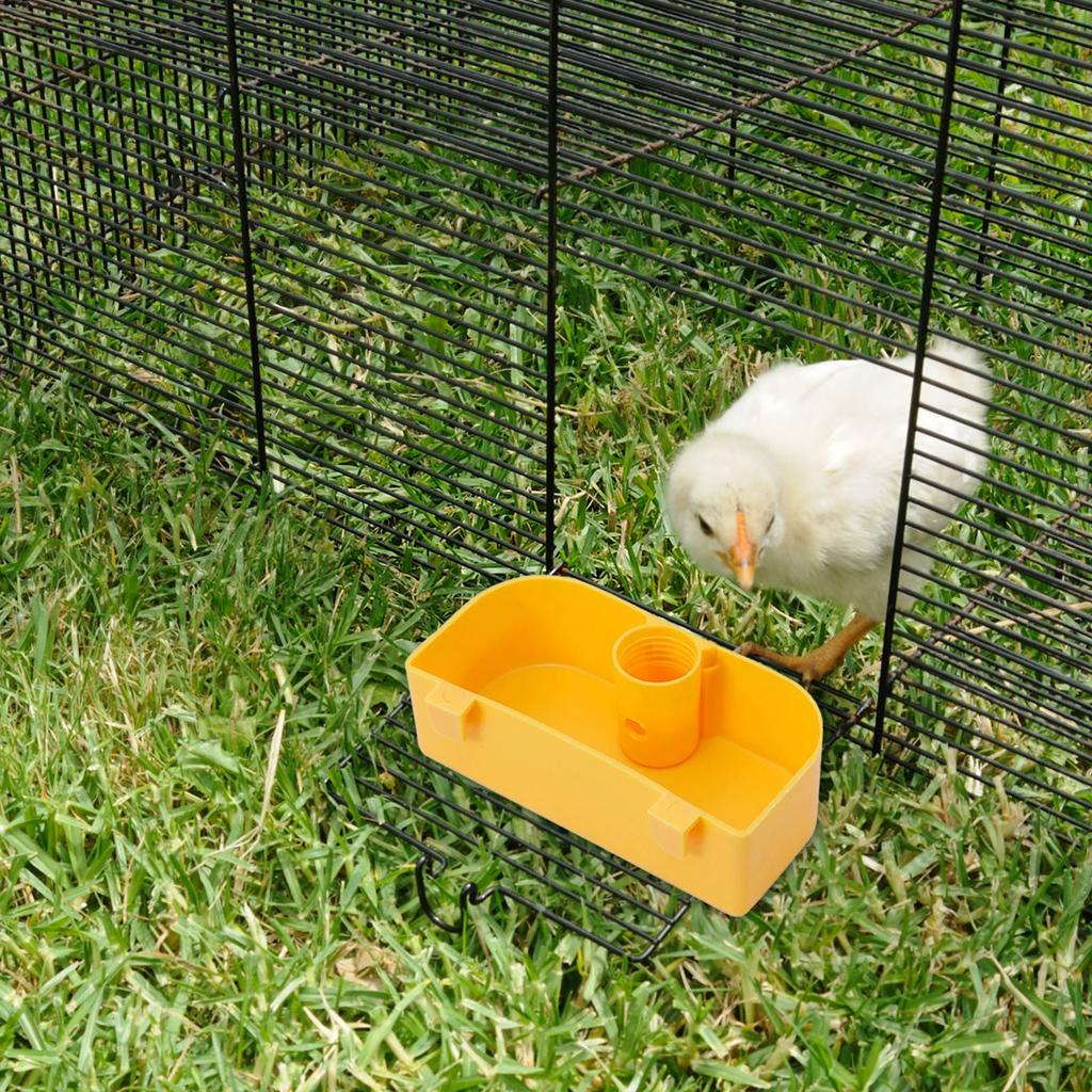 Bird Cage Hanging Box Trough Food Box Trough Plastic
