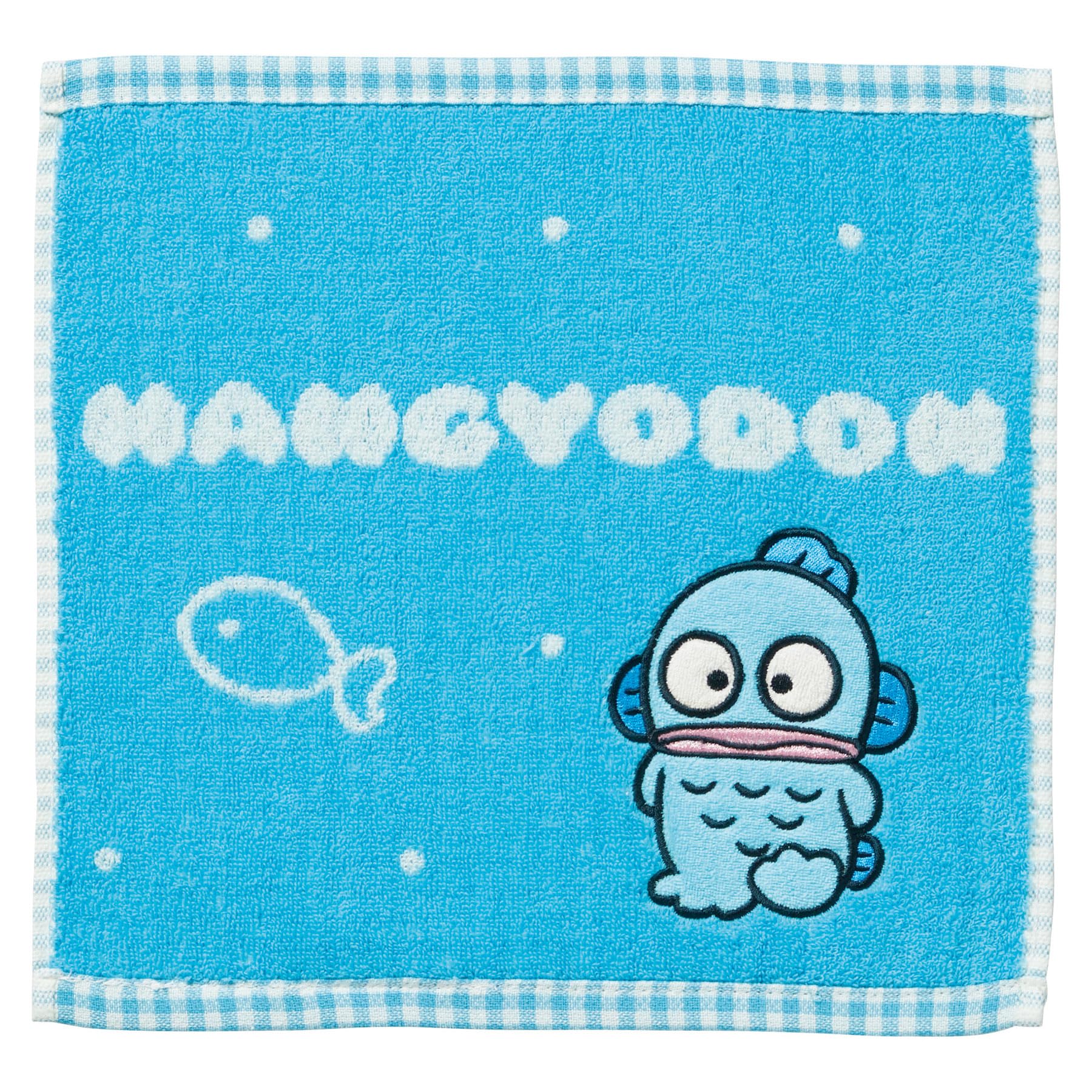 

Marushin Carry Sanrio Compact Character Antibacterial and Odor Product 3005067400 Towel/Hand Towel, Hangyodon/Cute Hangyo, Handkerchief, Design,