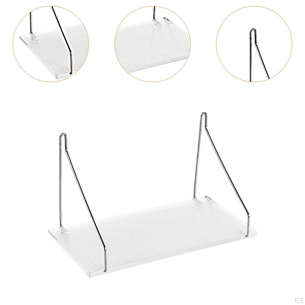 Floating Shelf Wall Display Modern Storage Rack Organizer for Bedroom Living Room Home Decor