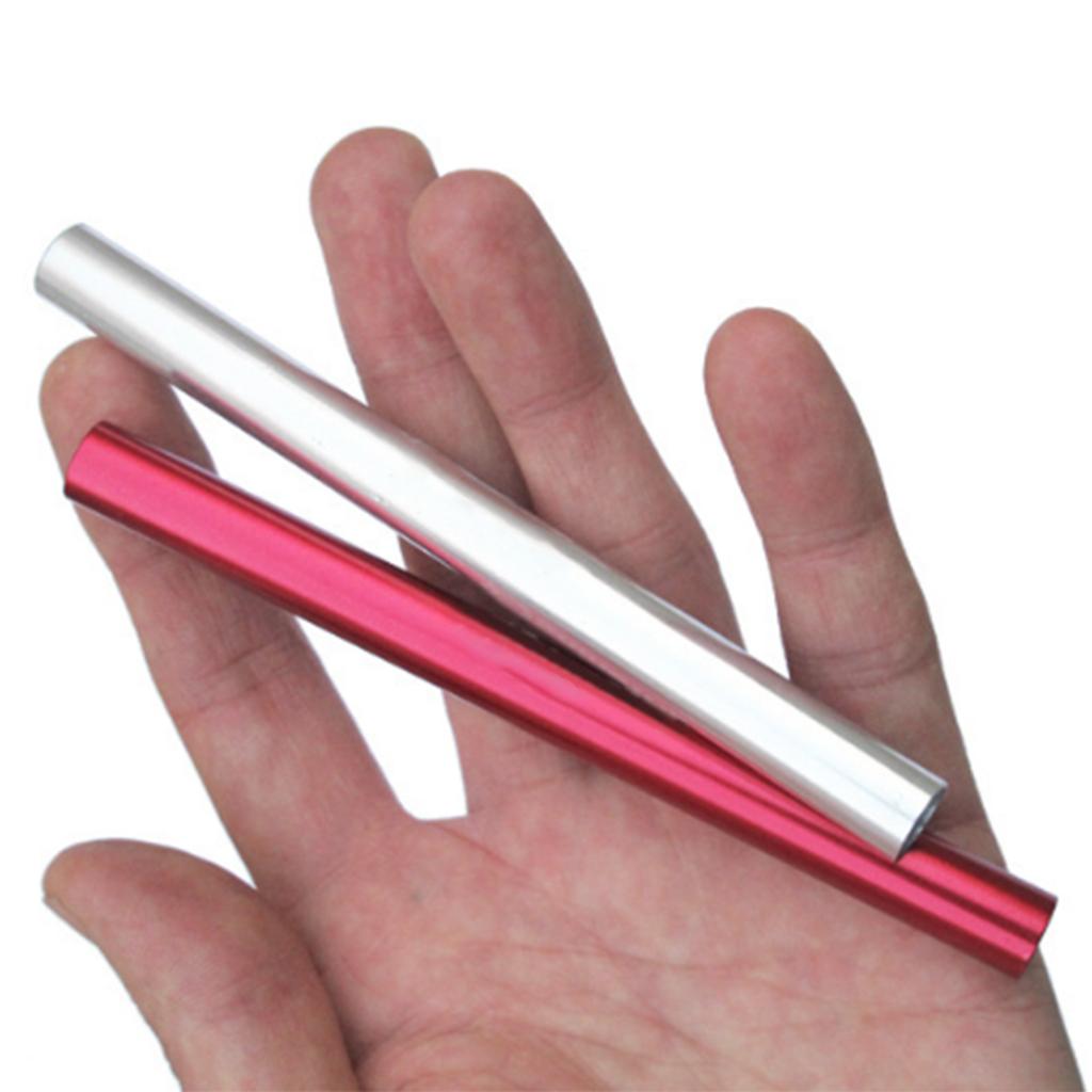 4Pcs Tent Tube Rod Replacement Aluminum Alloy Tent Poles Repair Tube Tent Connecting Pipe Camping Tent Accessory