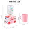 1PC Cute Pink Sliding Car Water Dispenser Kitchen Simulation Toy Kids Role Play Learning Gift for Pretend Play