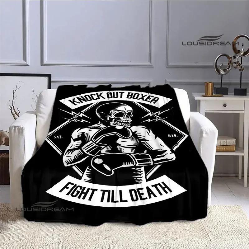 3D Boxing Printing Blanket blankets for beds Flange Warm blanket Home travel blankets bed linings birthday gift