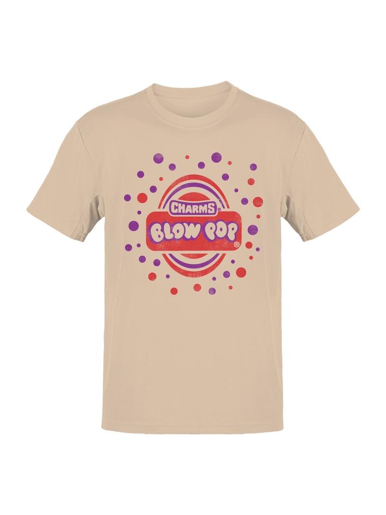 Officially Licensed Blow Pop Retro Candy Pop Graphic Mens T-shirt