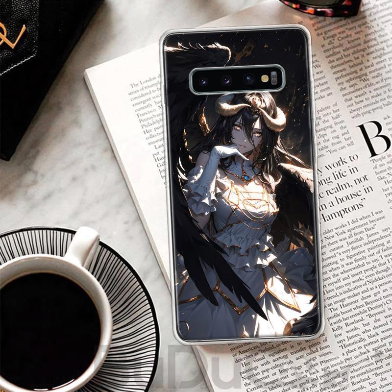 Albedo Overlord Anime Cover For Samsung Galaxy S8 S9 Plus S10 Lite Note 8 9 10 Pro 20 Ultra S7 Edge M11 M21 M32 M51 Print Coque