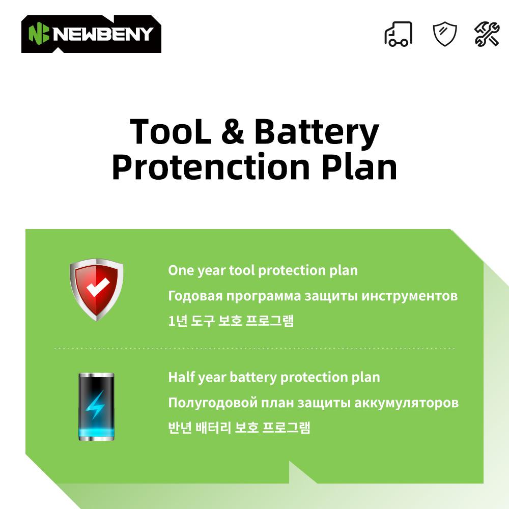 Newbeny Motosega elettrica senza spazzole da 12 pollici con display a LED, sega da giardino per il taglio del legno senza fili, per batteria Makita da 18 V