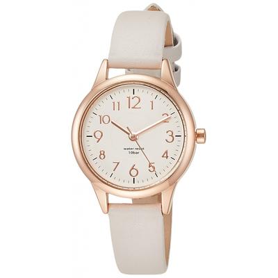 [Fieldwork] Waterproof Juvia Analog Leather Strap ST257p-1 Women's Gray