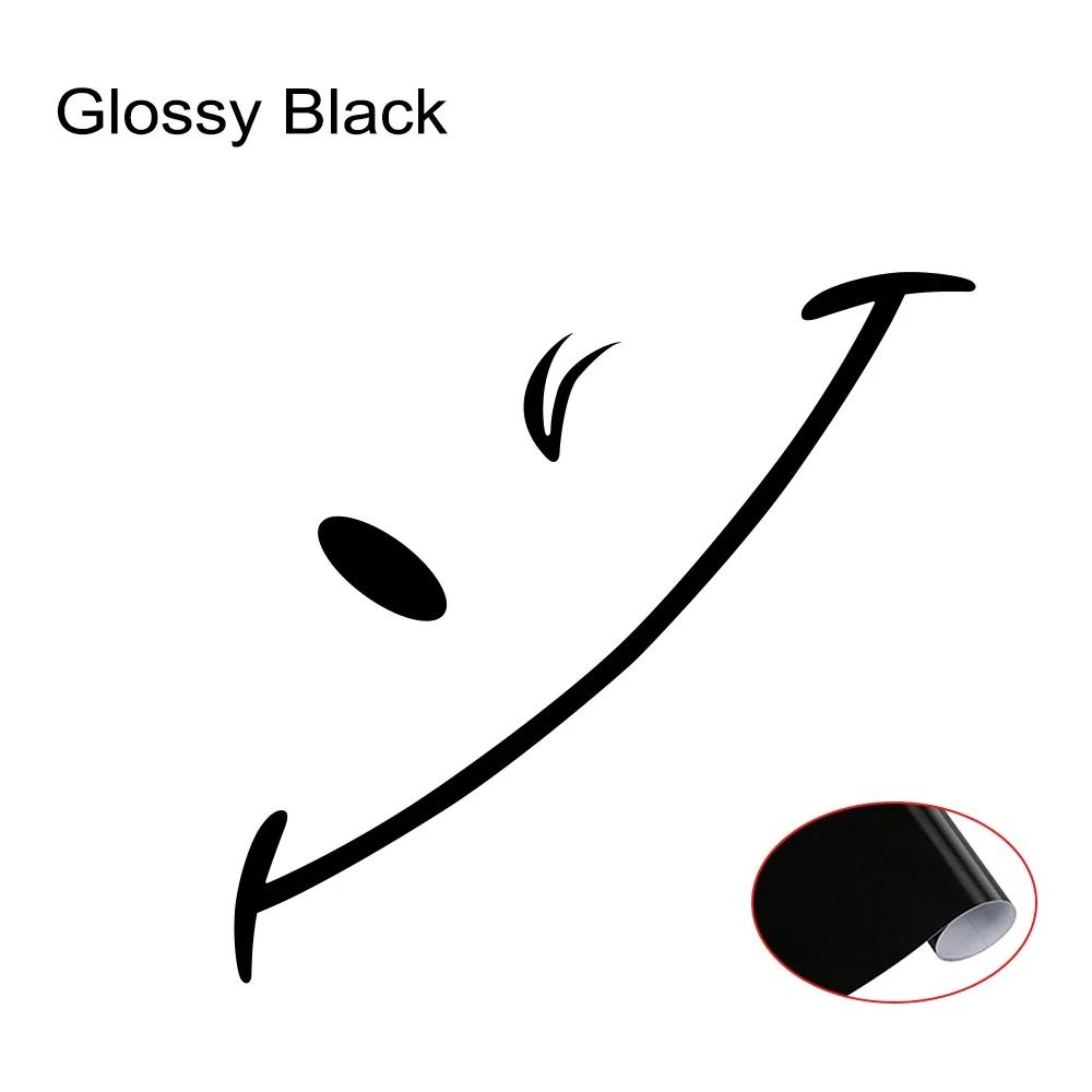 Creative Car Front Rear Bumper Sticker Smile Styling Decal Auto Tuning Accessories For Tesla Model Y S Model 3 BYD Atto Dolphin