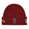 MLB Polyester Acrylic Wool Nylon Beanies Unisex Burgundy Fashion 3ABNV0556-43WID