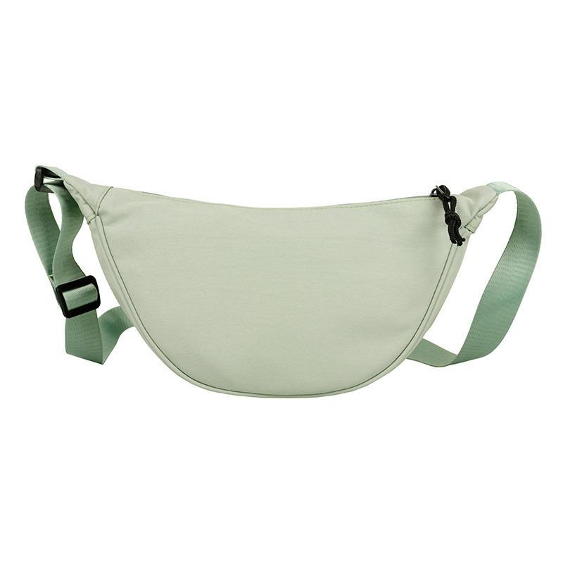 Nylon Messenger Bag Women's New Trendy Dumpling Bag Lightweight Small Satchel Underarm Bag Shoulder Canvas Bag Bgs