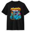 Unisex's Monster Truck Birthday Party Retro Monster Trucks T Shirt  Pure Cotton Clothing Novelty Short Sleeve O Neck Tees T-Shirts