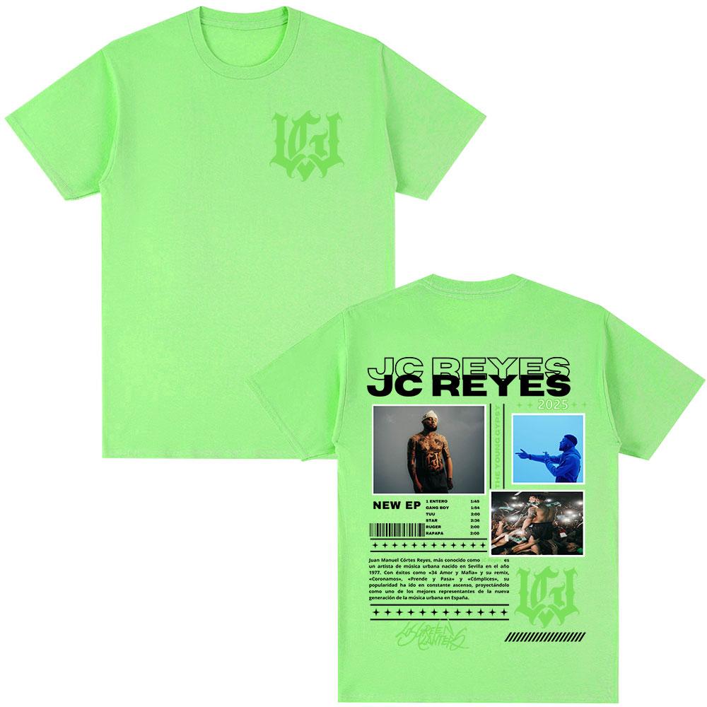 

Rapper Jc Reyes Tour 2025 Graphic T Shirts Men Women Clothing Fashion T-shirts Cotton Casual Oversized Short Sleeve Tee Shirts 4XL