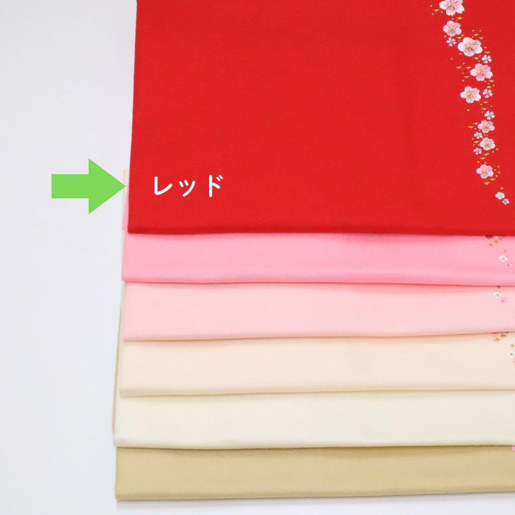 Hina Dolls, March Floor Decorative Rug with Cherry Blossom Embroidery, Red, 75x60cm, Felt Rug