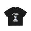 Crewneck T Shirt Black Grumpy Penguin with Text My Spirit Animal Is A Grumpy Penguin Who Slaps Annoying People Casual Wear for Men and Women